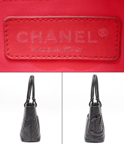 Chanel Tote Bag Silver Cambon Line Lambskin — view 4