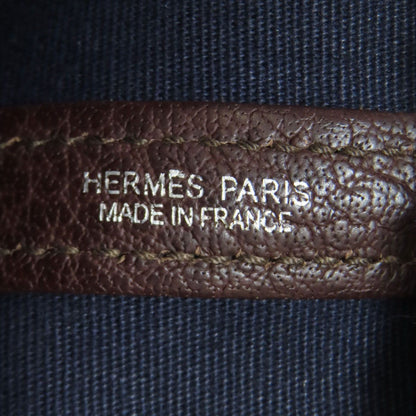 Hermes Garden Party TPM Silver Handbag Toile Officier — view 6
