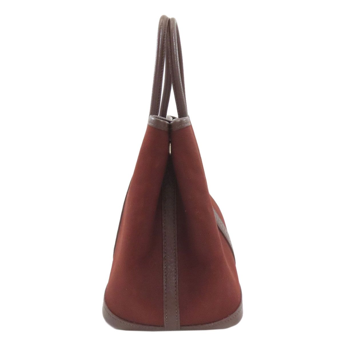 Hermes Garden Party TPM Silver Handbag Toile Officier — view 3