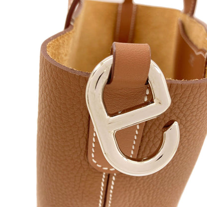 Hermes In The Loop 18 Gold Silver Handbag Taurillon — view 8