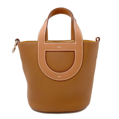 Hermes In The Loop 18 Gold Silver Handbag Taurillon — view 2