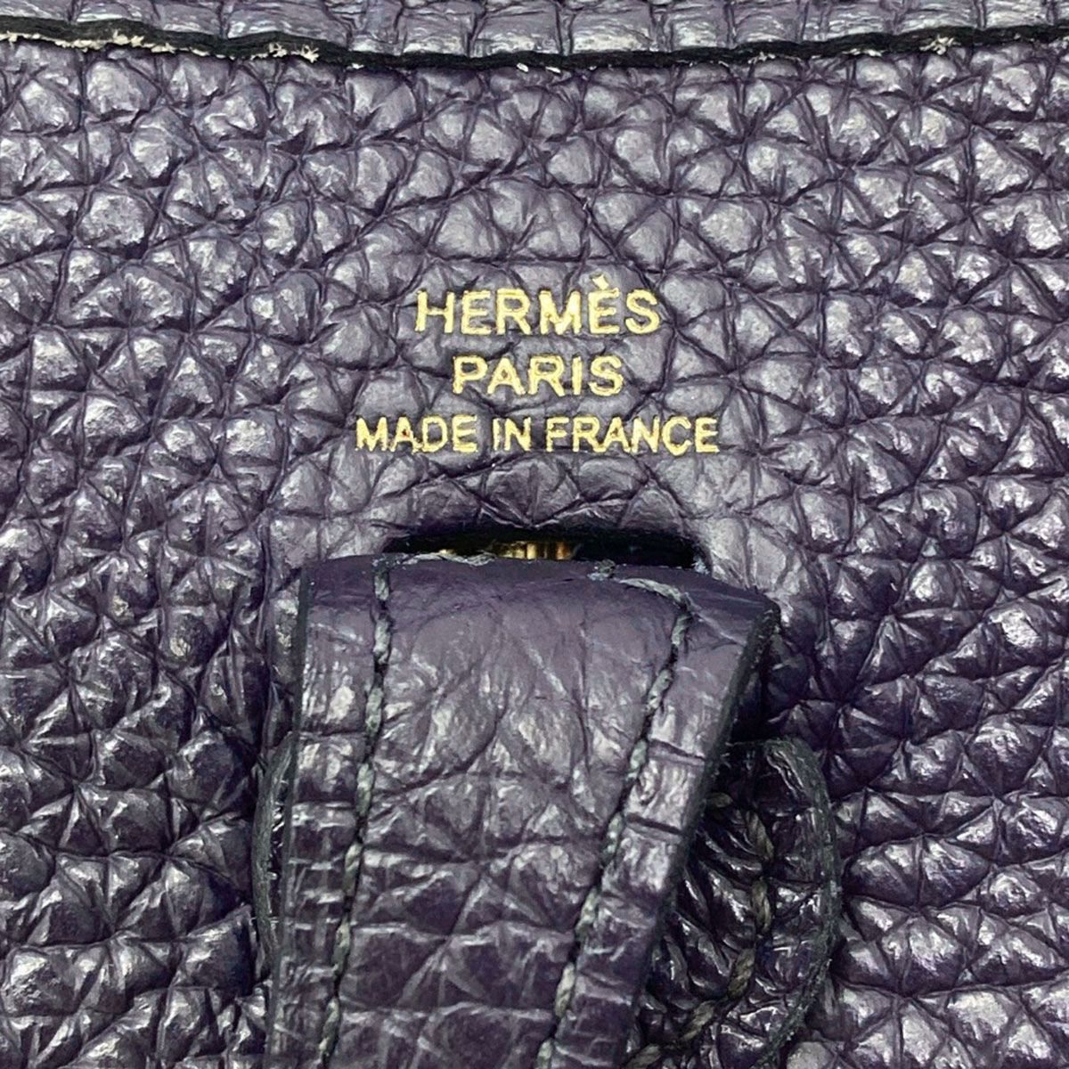 Hermes Evelyne TPM Gold Shoulder Bag Taurillon — view 6