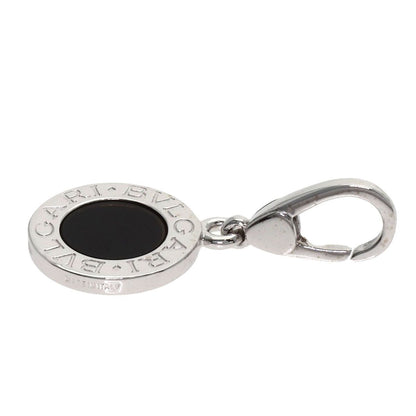 Bvlgari Onyx Charm Pendant 18K White Gold — view 3