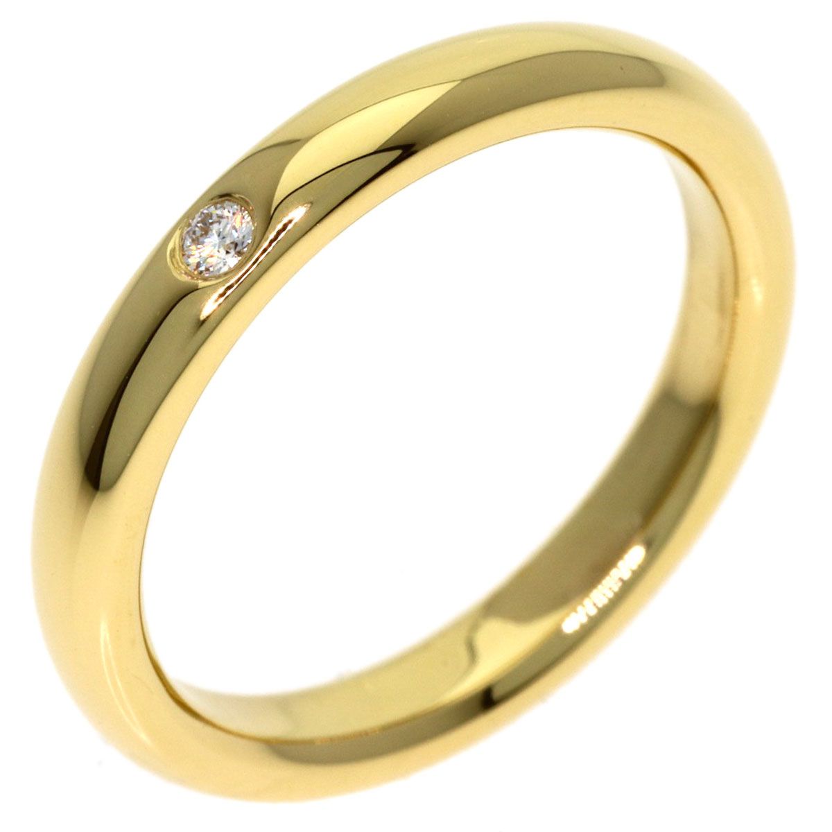 Tiffany & Co Wedding Diamond Ring 18K Yellow Gold — view 2