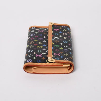 Louis Vuitton Trifold Wallet Monogram Black Multicolor Portefeuille — view 5