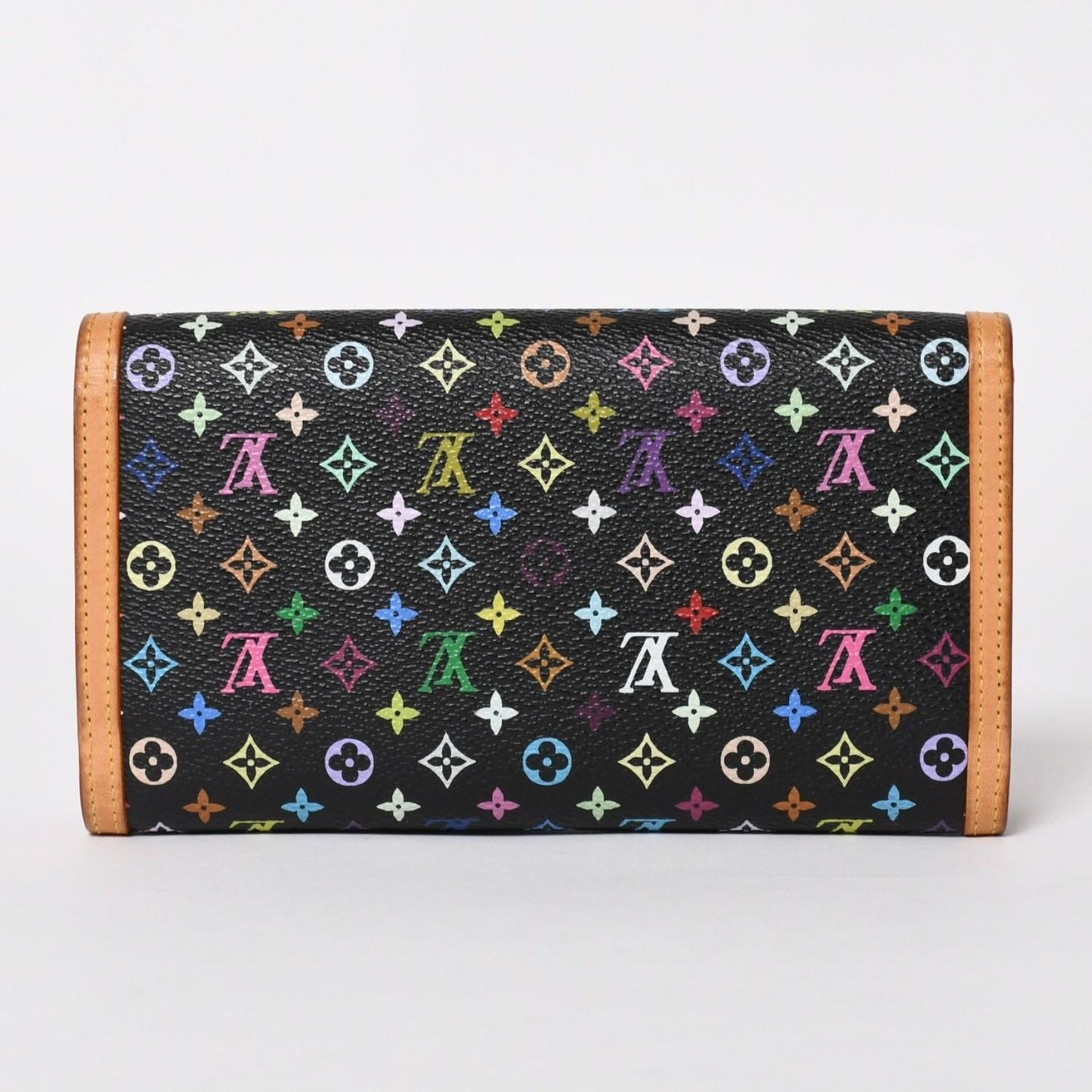 Louis Vuitton Trifold Wallet Monogram Black Multicolor Portefeuille — view 2