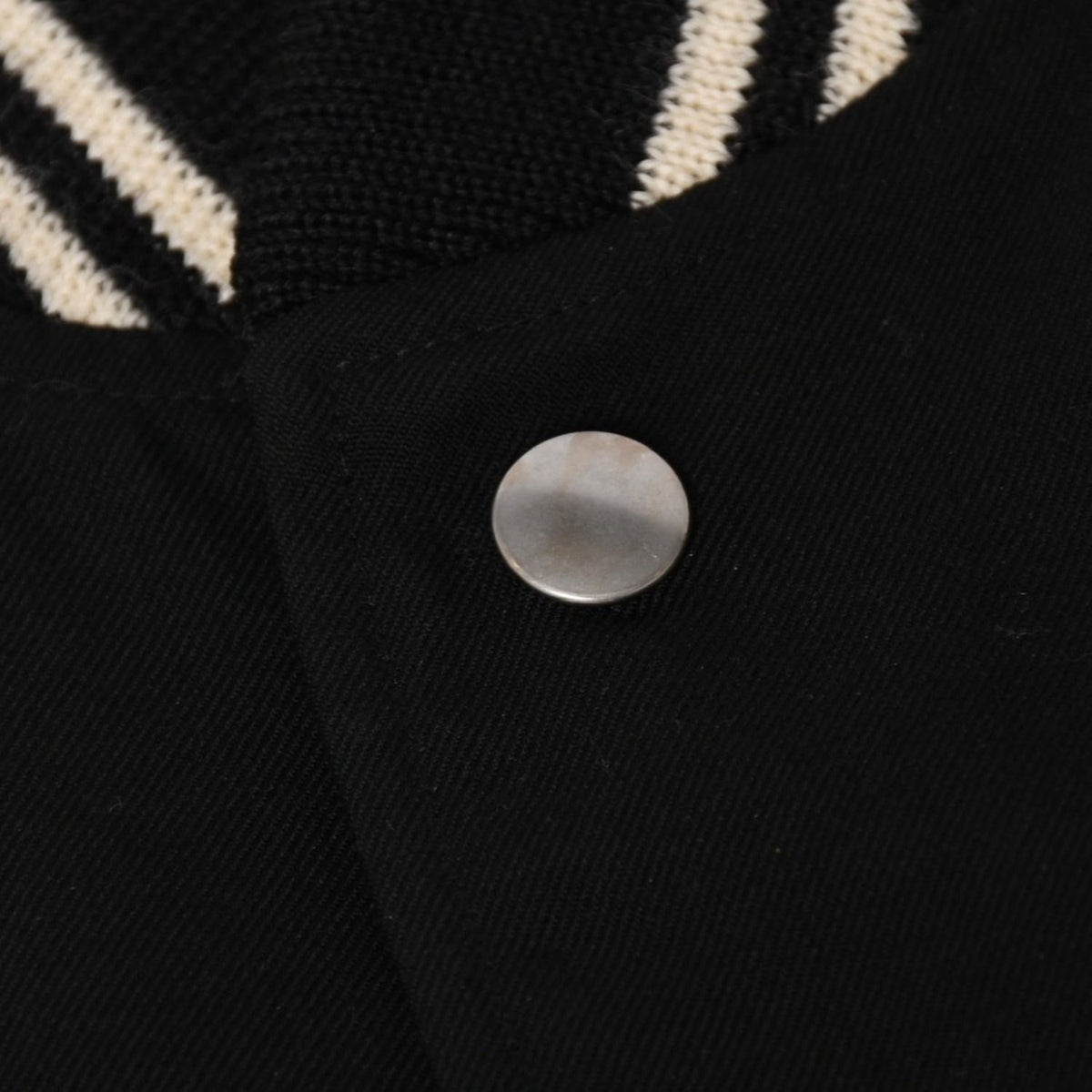 Saint Laurent Paris Teddy Jacket Wool Black White — view 6