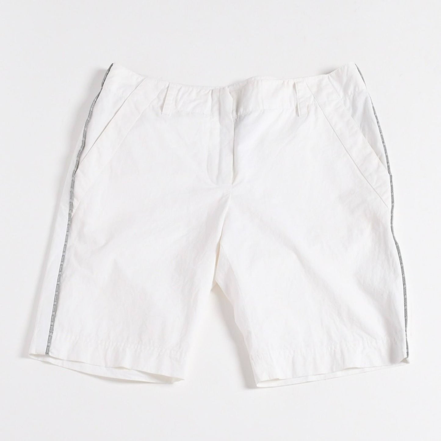Chanel Sports Line Side Shorts White