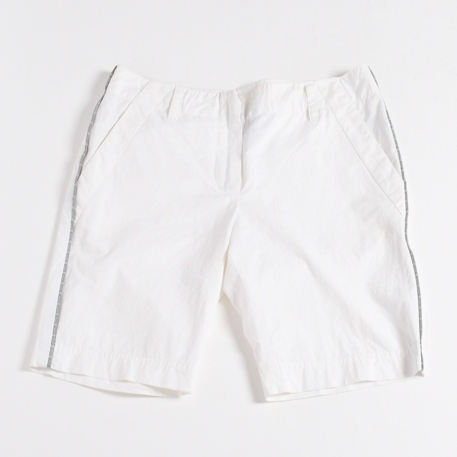 Chanel Sports Line Side Shorts White