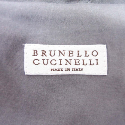 Brunello Cucinelli Fabric Combination Jacket Blazer Haori Cardigan Top Buttonles — view 7