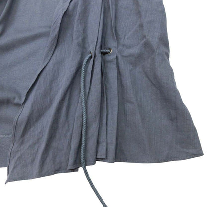 Brunello Cucinelli Fabric Combination Jacket Blazer Haori Cardigan Top Buttonles — view 4