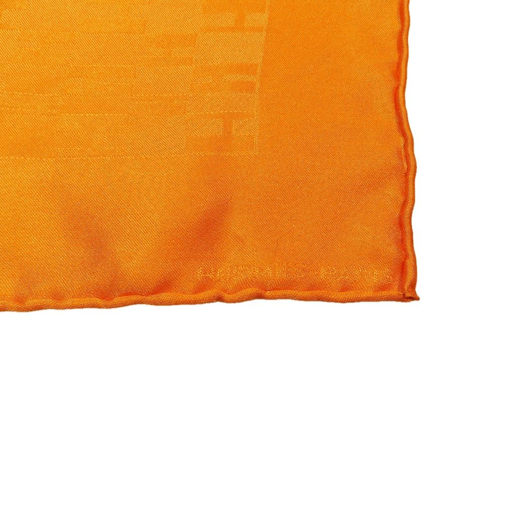 Hermes Pocket Square Pochette Faconnee Grand Handkerchief Bandana Scarf Silk — view 3