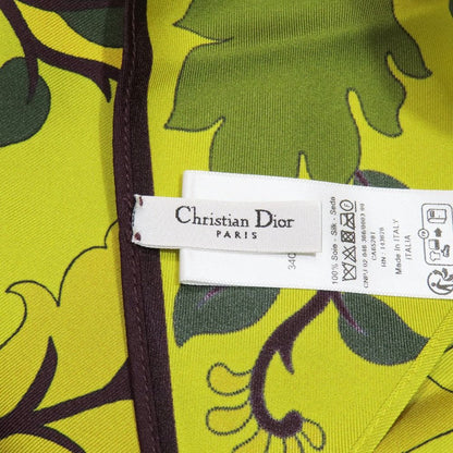 Dior Flower Halter Neck Silk Top Shirt Blouse Yellow — view 6