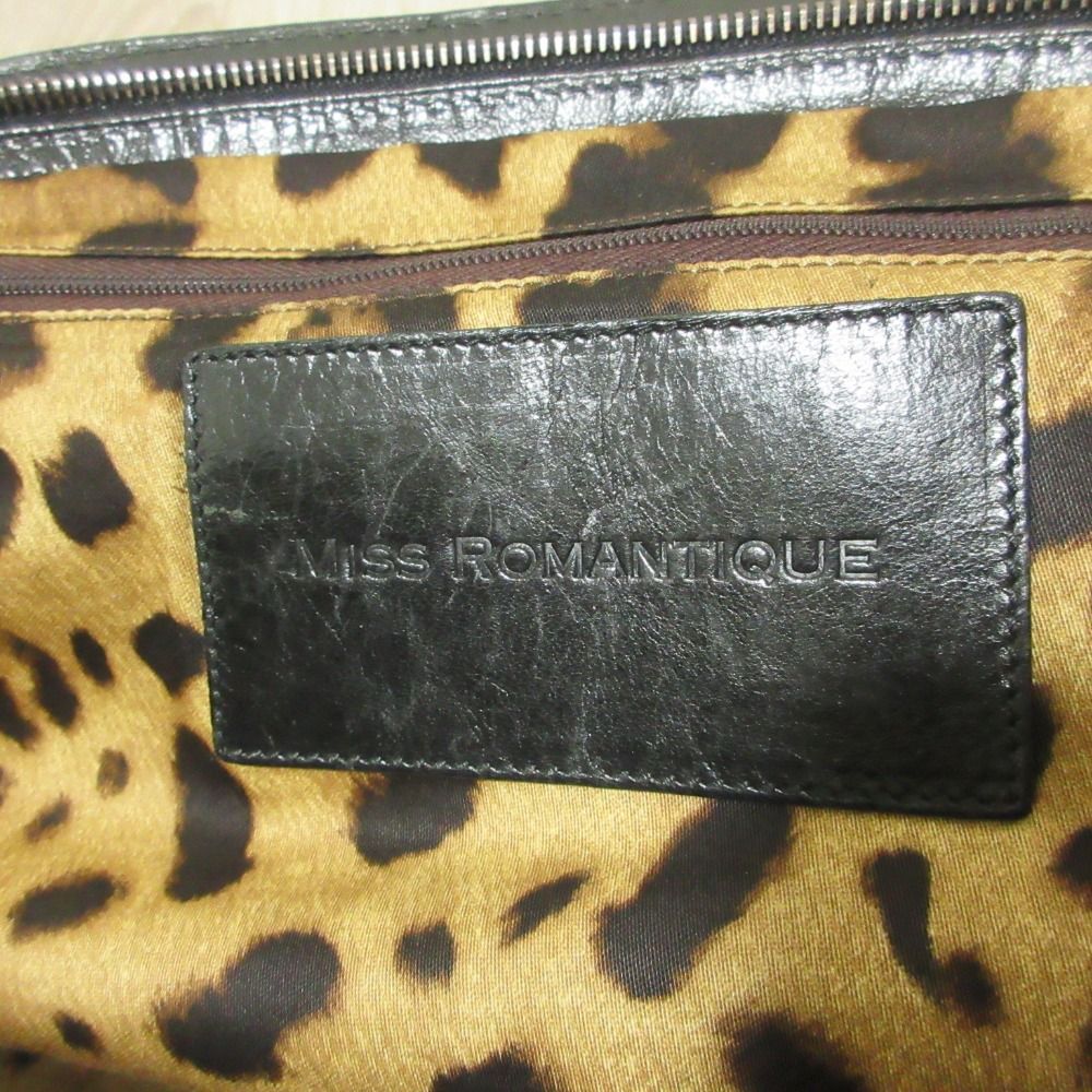 Dolce & Gabbana Miss Romantique Shirred Leather Handbag Black — view 5