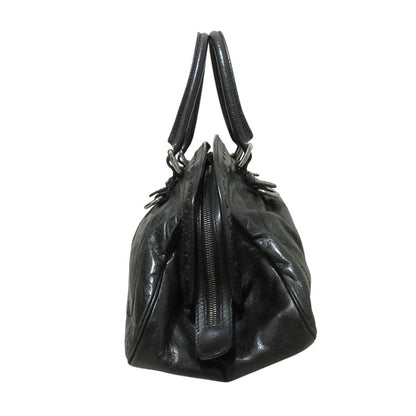 Dolce & Gabbana Miss Romantique Shirred Leather Handbag Black — view 6