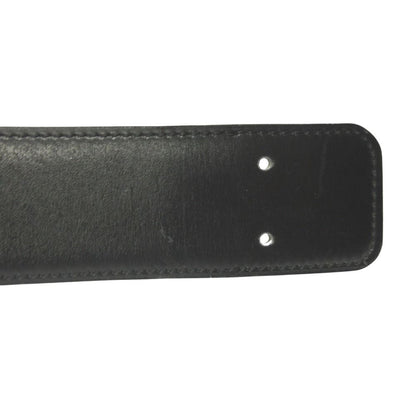 Hermes Horse Buckle Reversible Belt Vintage Black Brown Gold — view 4
