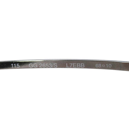 Gucci S Rimless Sunglasses Double Bridge Eyewear Gradient Lens Green — view 8