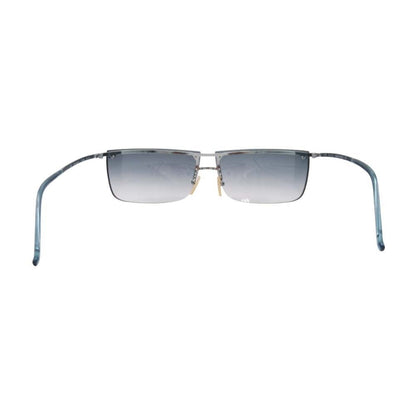 Gucci S Rimless Sunglasses Double Bridge Eyewear Gradient Lens Green — view 3