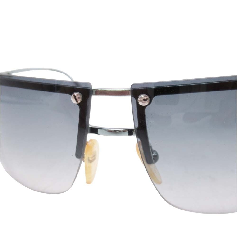 Gucci S Rimless Sunglasses Double Bridge Eyewear Gradient Lens Green — view 5