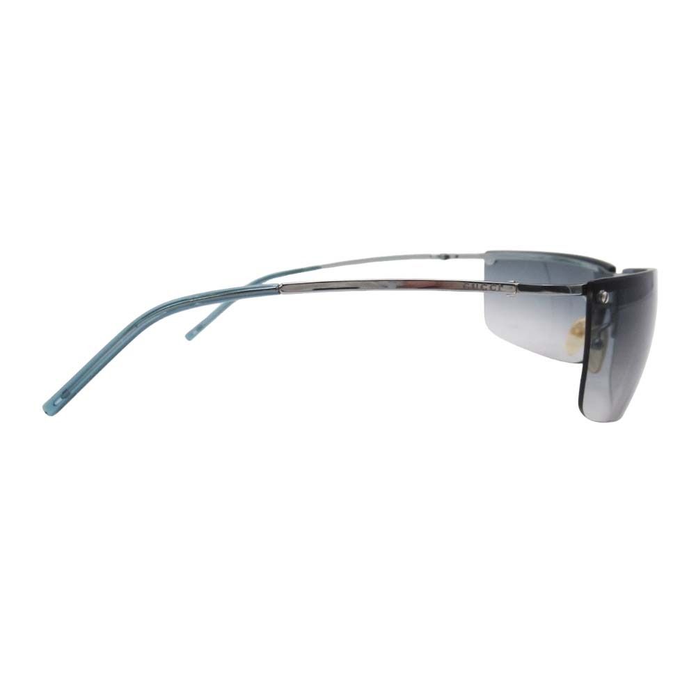 Gucci S Rimless Sunglasses Double Bridge Eyewear Gradient Lens Green — view 4