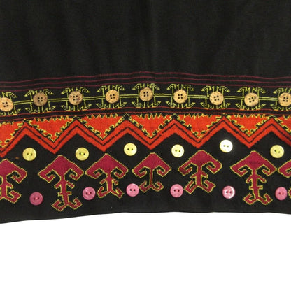 Dior Galliano Era Multi Button Vest Knit Sweater Sleeveless 38 Black — view 3