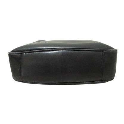 Gucci Bamboo Handle Leather 2-Way Shoulder Bag 001 Black — view 4