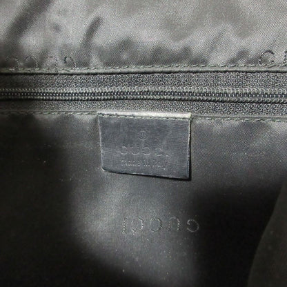 Gucci Bamboo Handle Leather 2-Way Shoulder Bag 001 Black — view 5