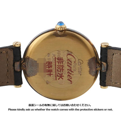 Cartier Must Vendome LM Watch Silver Dial Vintage — view 3