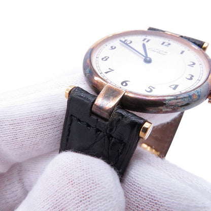 Cartier Must Vendome LM Watch Silver Dial Vintage — view 6