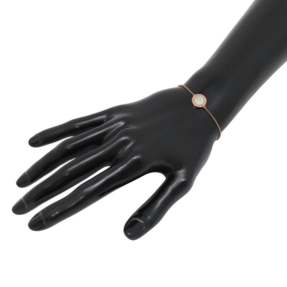 Bvlgari Bracelet White Shell Mother of Pearl 18K Pink Gold S — view 3