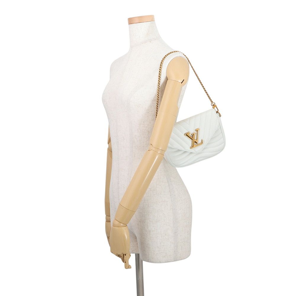 Louis Vuitton Shoulder Bag Leather New Wave Multitied Pochette 2-Way — view 4