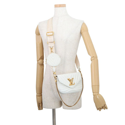 Louis Vuitton Shoulder Bag Leather New Wave Multitied Pochette 2-Way — view 5