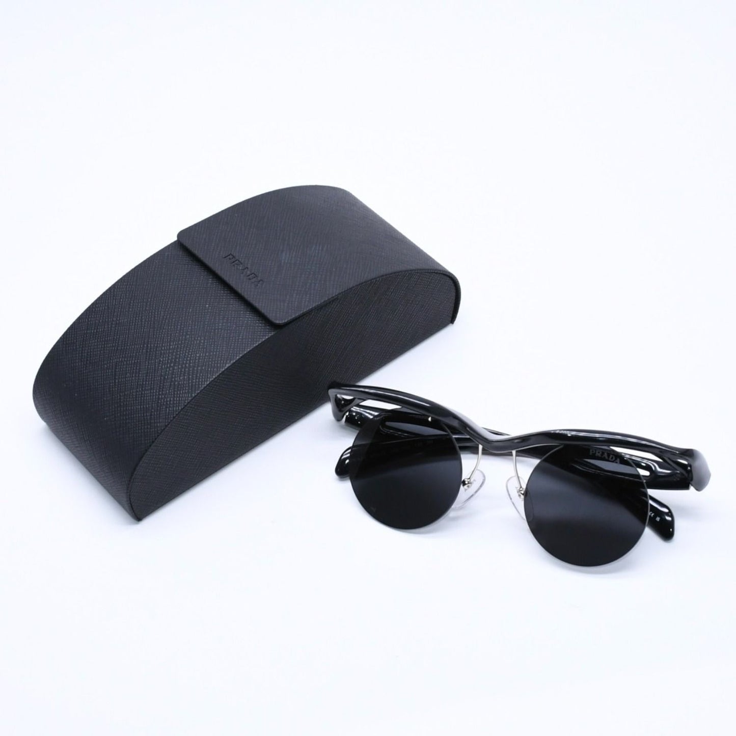 Prada Sunglasses Morph Round Black Eyewear