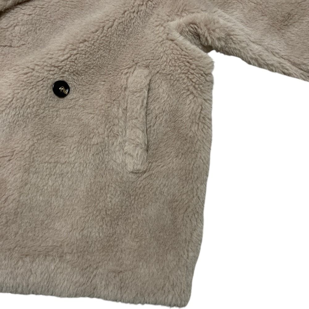 Max Mara Olga Teddy Bear Coat M Gray — view 4