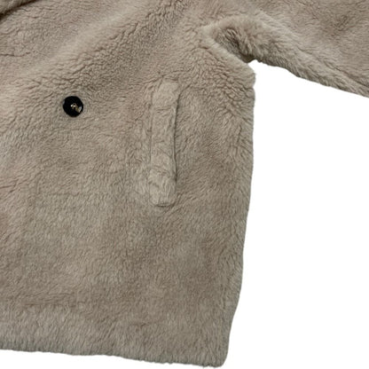 Max Mara Olga Teddy Bear Coat M Gray — view 4