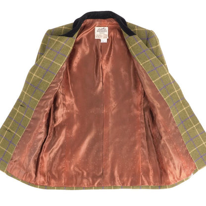 Hermes Vintage Tailored Jacket Check — view 7