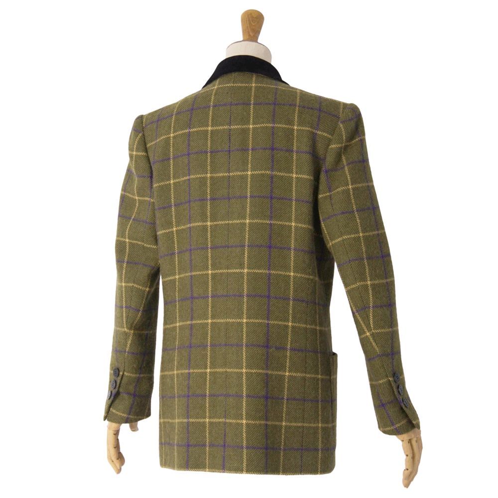 Hermes Vintage Tailored Jacket Check — view 6