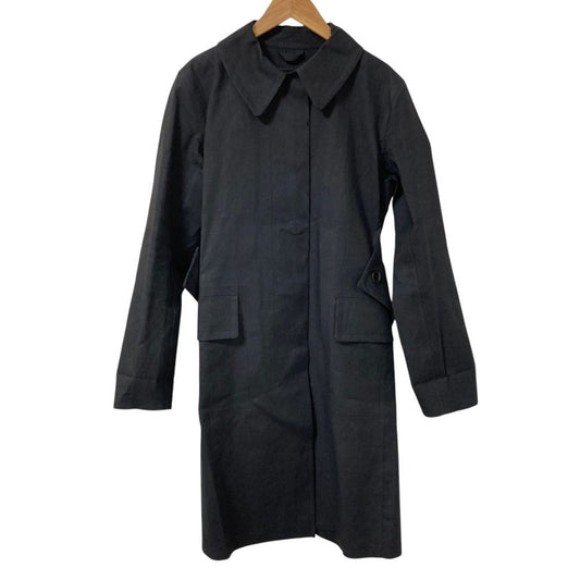Louis Vuitton Mackintosh Lining Monogram Rubberized Soutien Collar Coat 38 Black