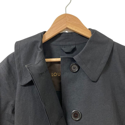 Louis Vuitton Mackintosh Lining Monogram Rubberized Soutien Collar Coat 38 Black — view 4