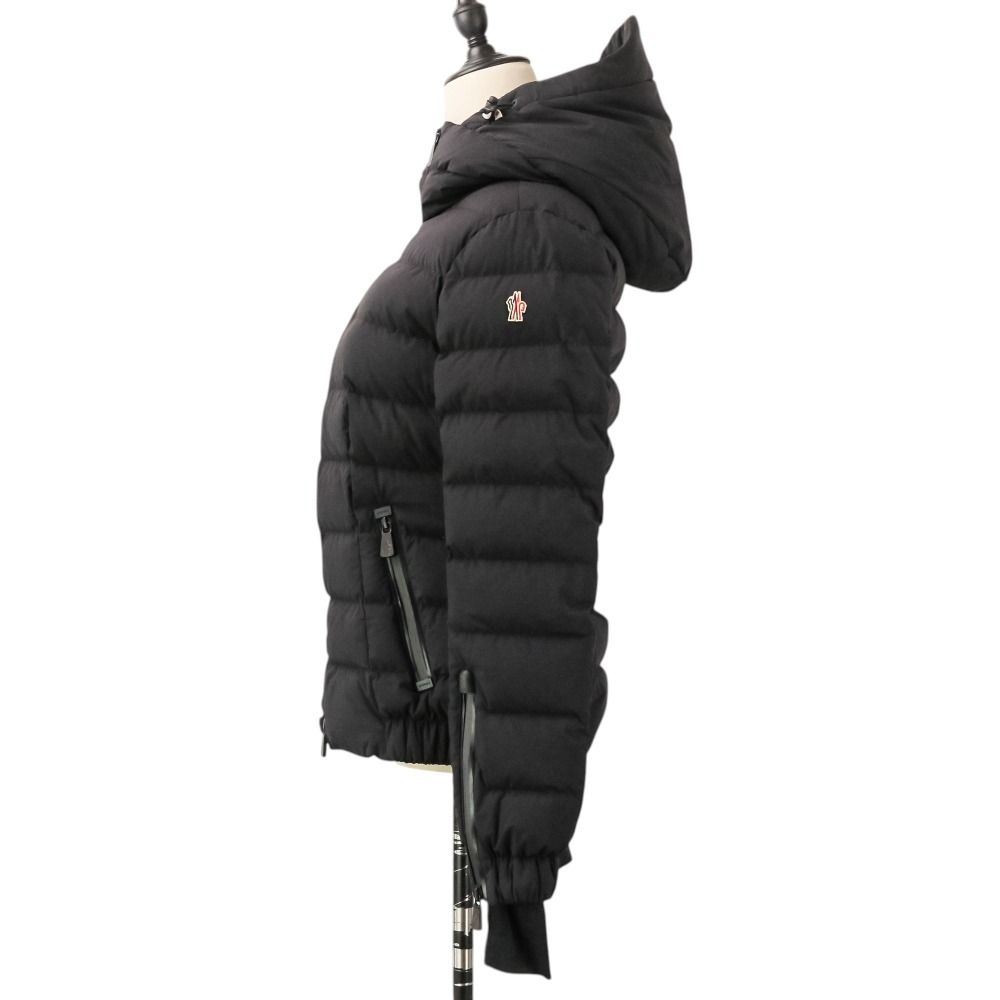 Moncler Chena Eco Furred Down Jacket 2 Black — view 4