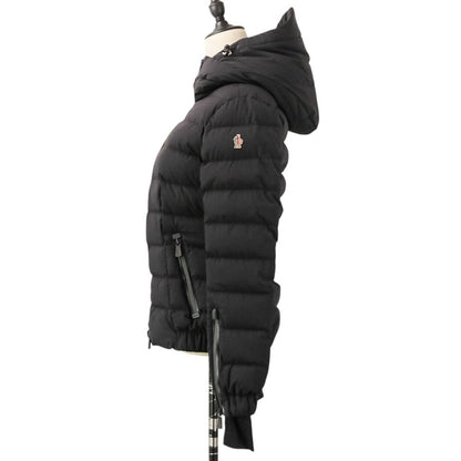 Moncler Chena Eco Furred Down Jacket 2 Black — view 4