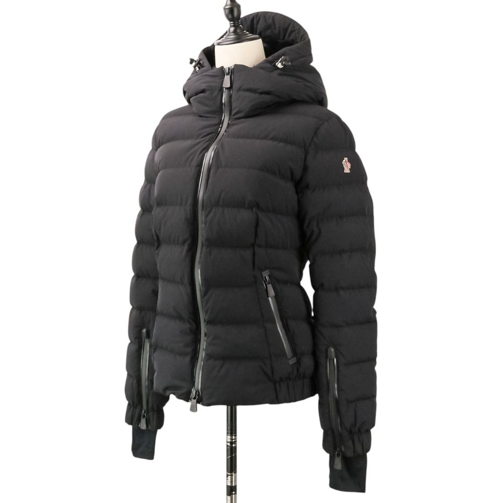 Moncler Chena Eco Furred Down Jacket 2 Black — view 3