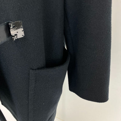 Max Mara 100% Camel Belt Coat 36 Navy — view 6