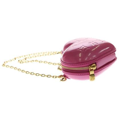 Louis Vuitton LV Remix Monogram Vernis Keep My LV Heart Chain Shoulder Bag Pink — view 3