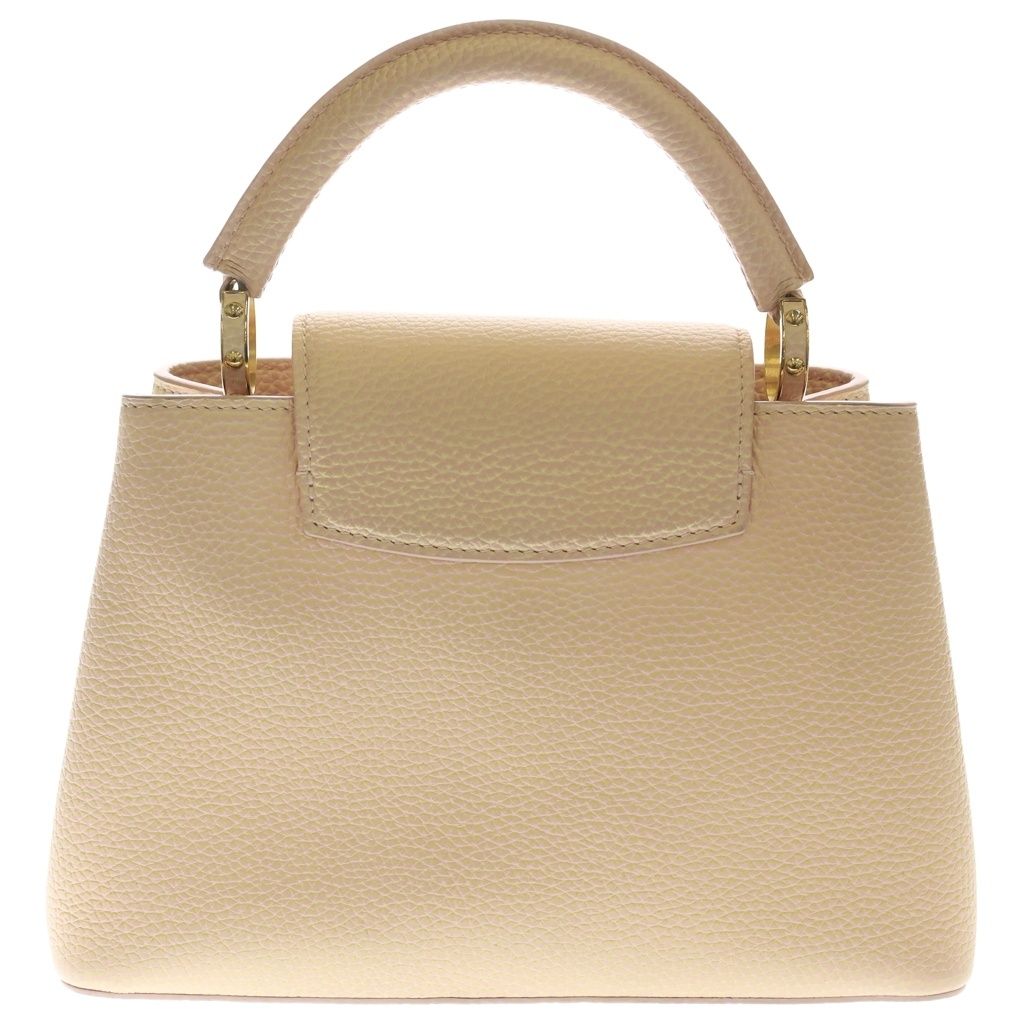 Louis Vuitton Capucines BB Jaune 2-Way Shoulder Bag Pink Leather Gold — view 2