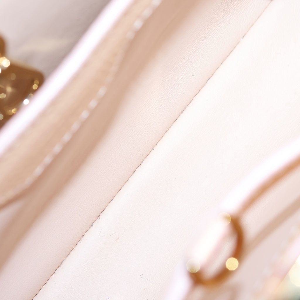 Louis Vuitton Capucines BB Jaune 2-Way Shoulder Bag Pink Leather Gold — view 7