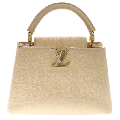 Louis Vuitton Capucines BB Jaune 2-Way Shoulder Bag Pink Leather Gold