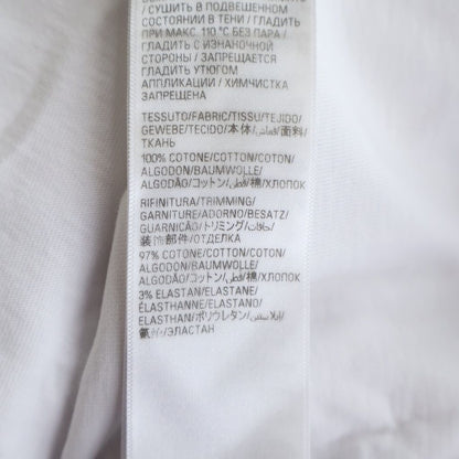 Balenciaga Pierced T-Shirt Oversized Earrings Short Sleeve White — view 7