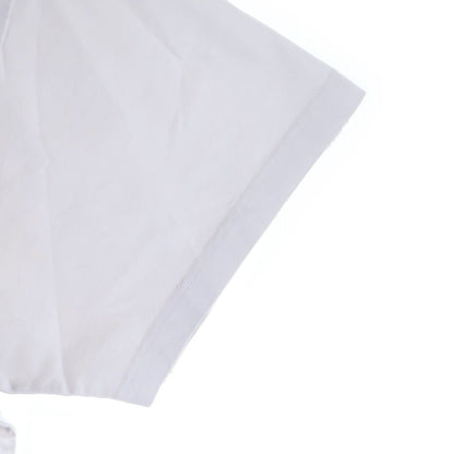 Balenciaga Pierced T-Shirt Oversized Earrings Short Sleeve White — view 5