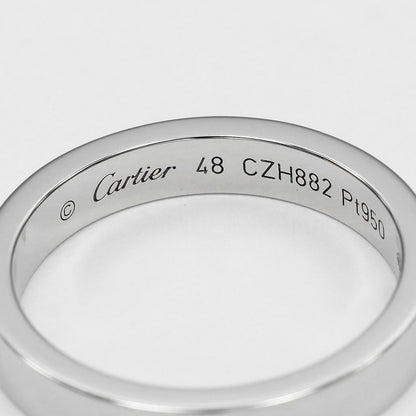Cartier C de Cartie Platinum Diamond Ring — view 5
